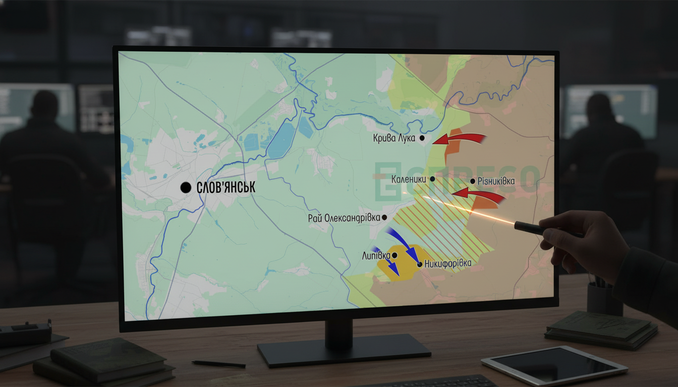 Enemy changes tactics on Sloviansk front