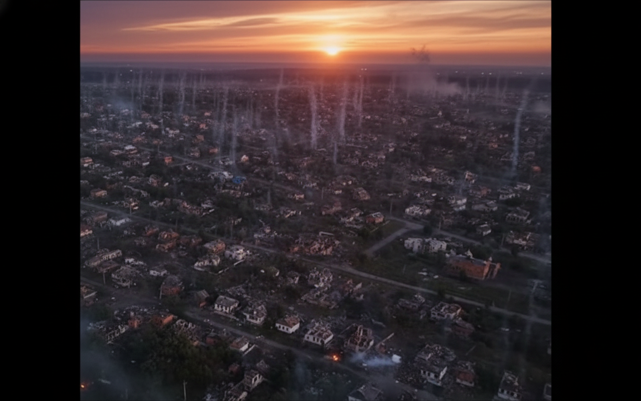 Phosphorus attack on Kostiantynivka