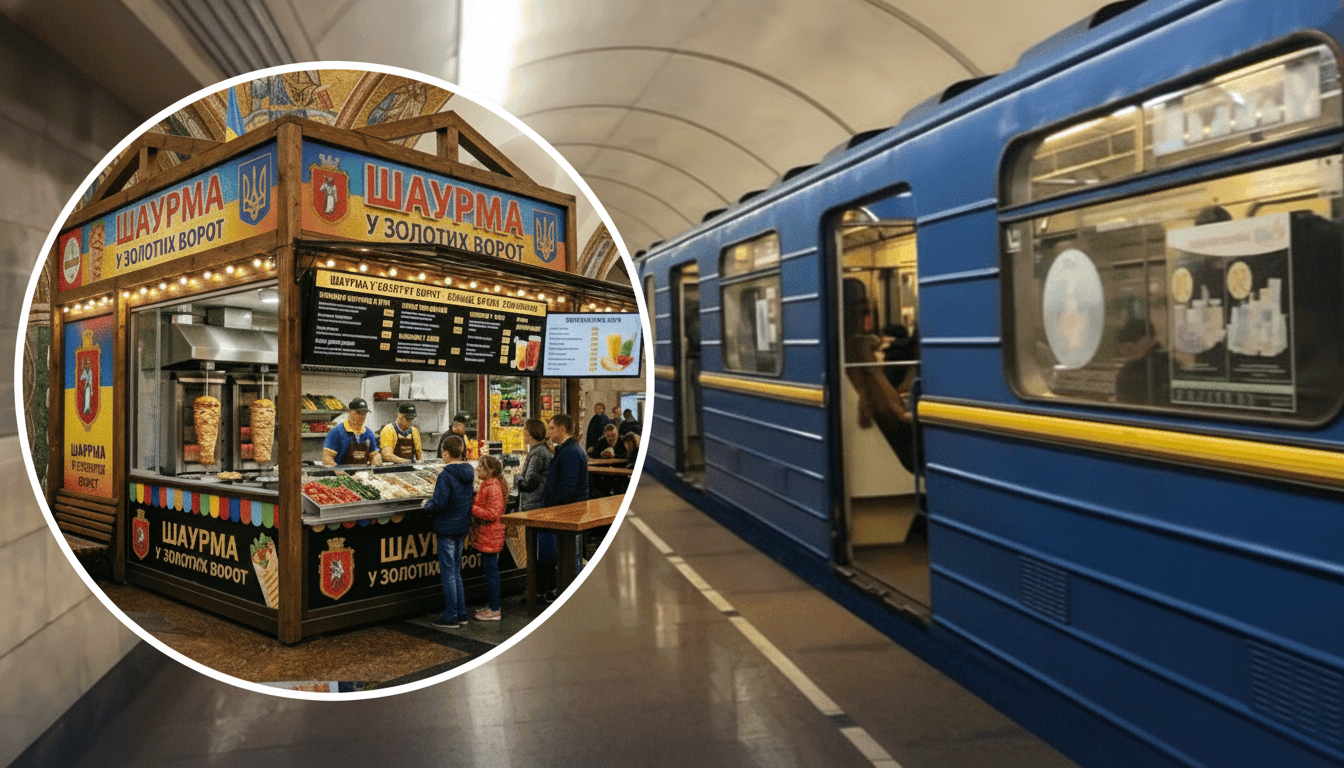 Люди в метро під час атаки