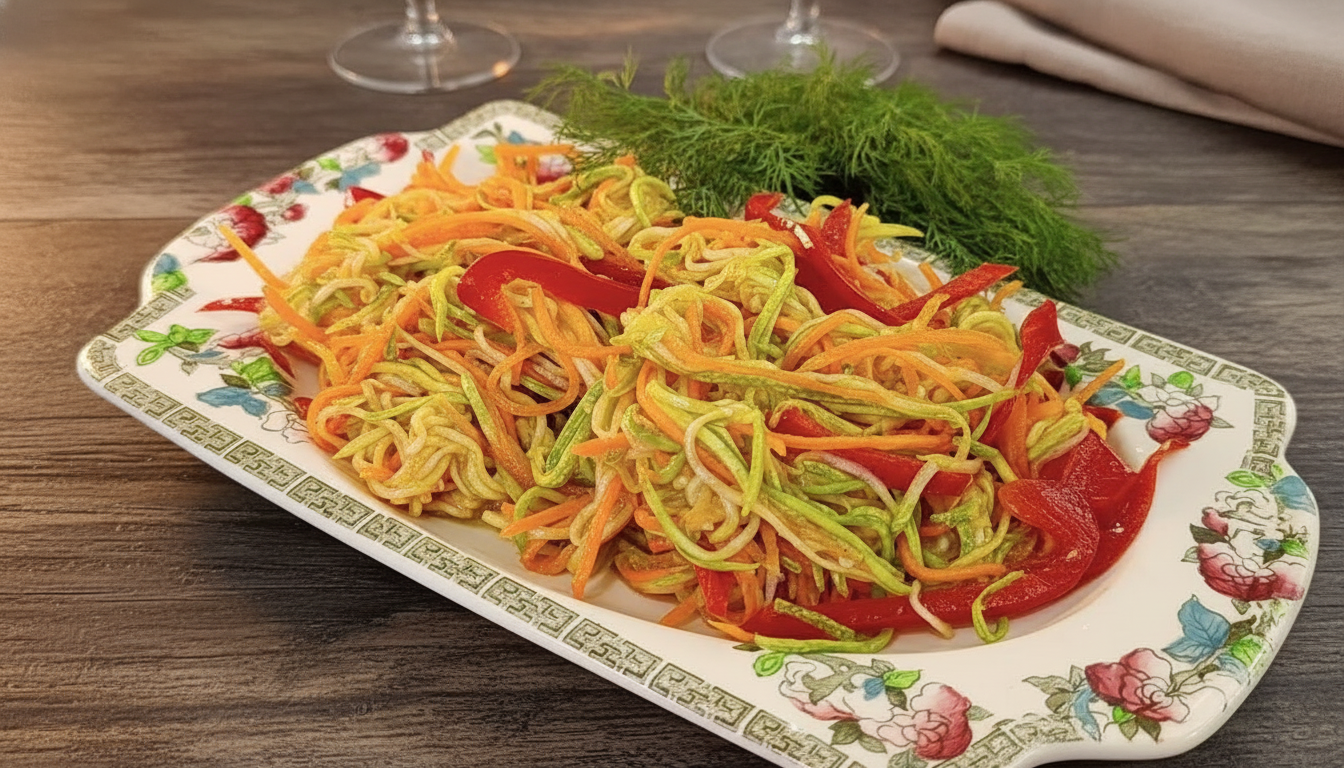 Хрустящие кабачки по-корейски: быстрый рецепт популярной закуски