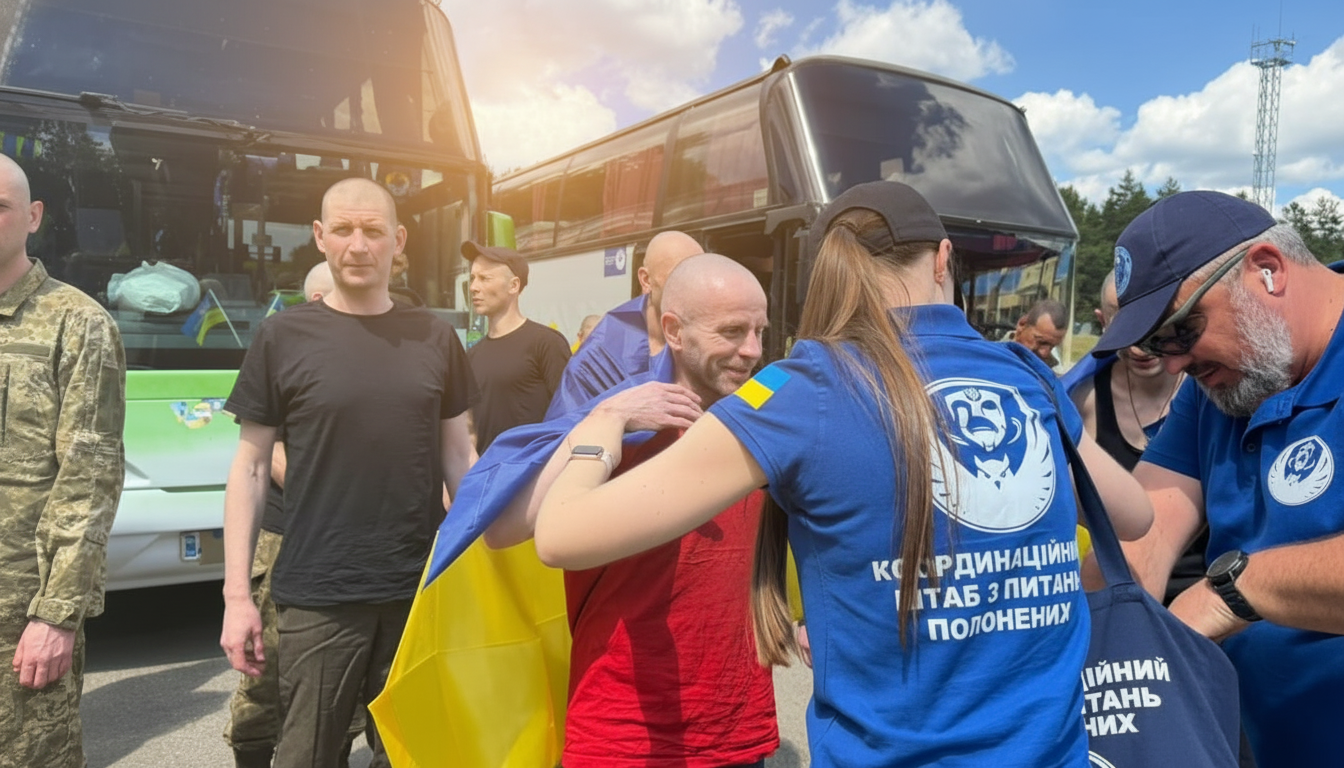 Największa wymiana jeńców: 185 żołnierzy i cywil wracają do domu