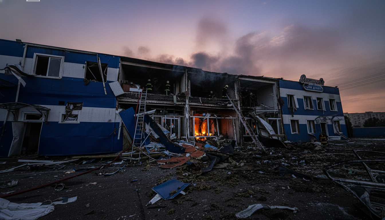 Strike on Dairy Plant in Kyiv Region Kills Four, Two Still Trapped Under Rubble