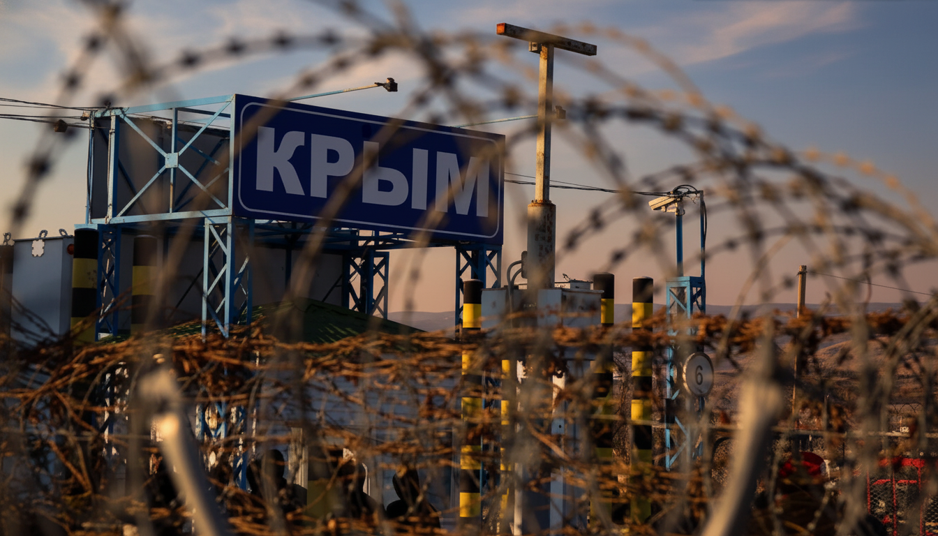 Ukrainian Drones Sever a Vital Russian Supply Route to Crimea