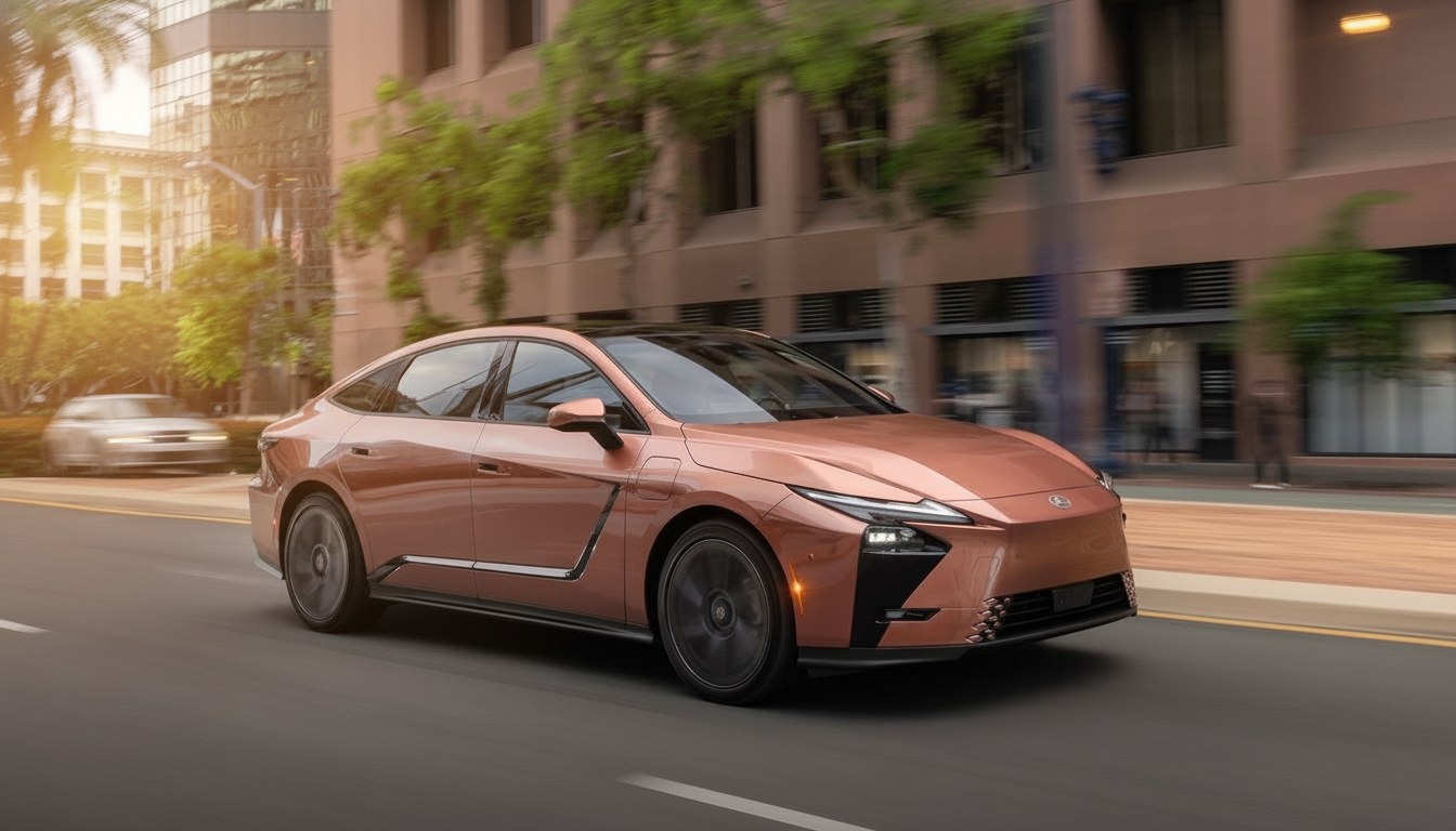 Новий електромобіль Lexus ES 500e