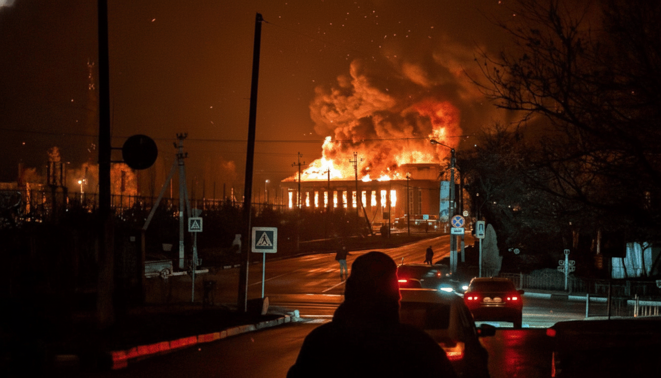 Ukraine Strikes Russian Navy Arsenal and Oil Depot in Coordinated Attack: Key Details