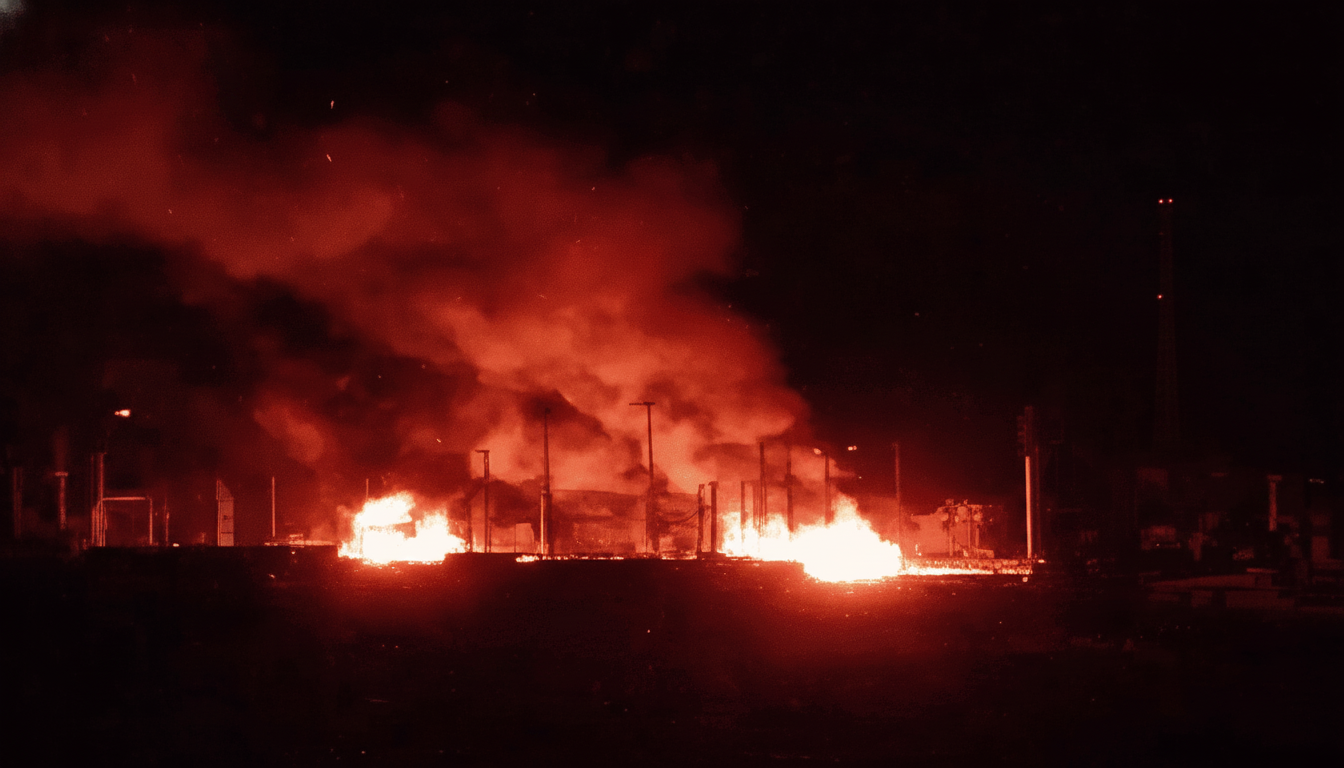 Nocny atak dronów na Krym i okupowany Donbas: trafiono elektrownię i skład paliw