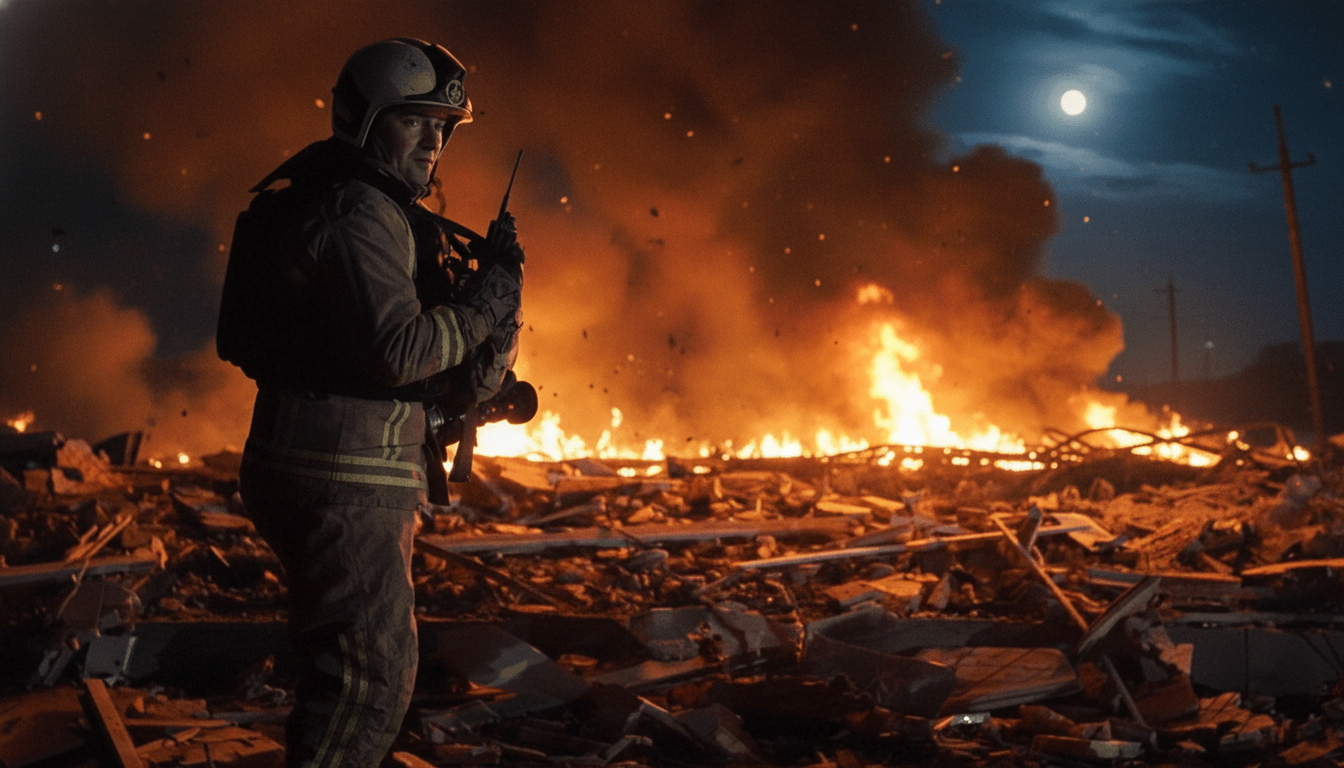 Nächtlicher Angriff auf Saporischschja: Stromausfall in einem Stadtteil und Brand ausgebrochen