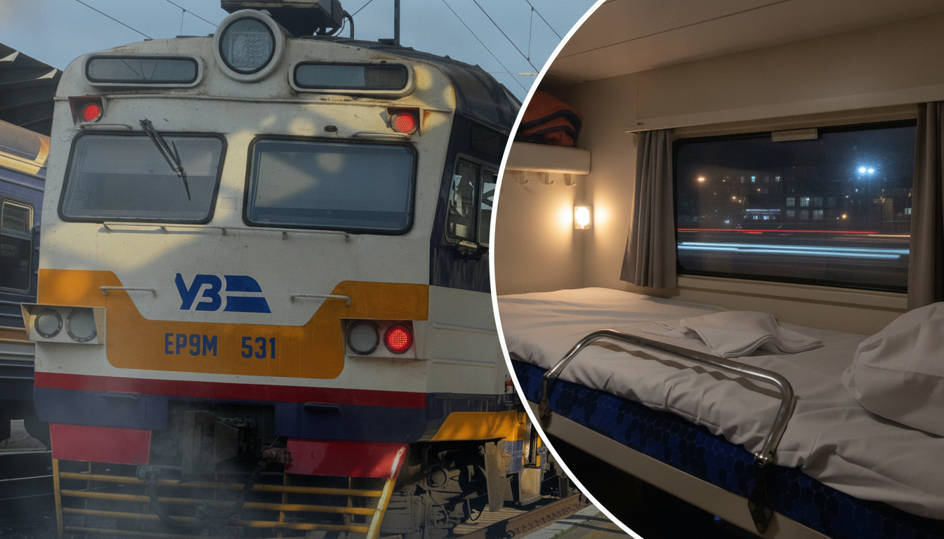 Ukrzaliznytsia Launches a Revamped 'Sicheslav' Train: What’s New on the Dnipro–Kyiv–Lviv Route