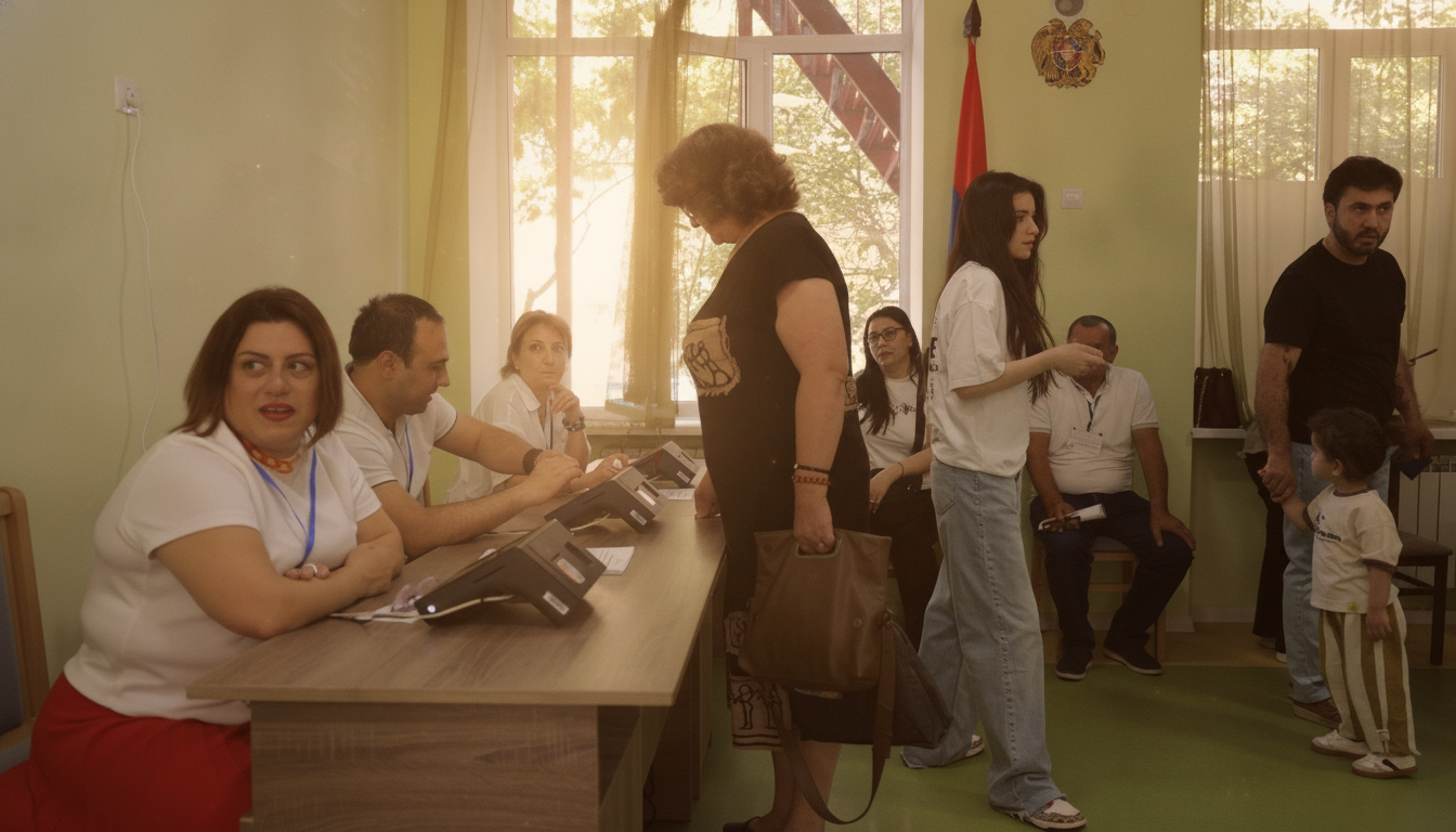 Elections Begin in Armenia: Voter Turnout Climbs to 15%
