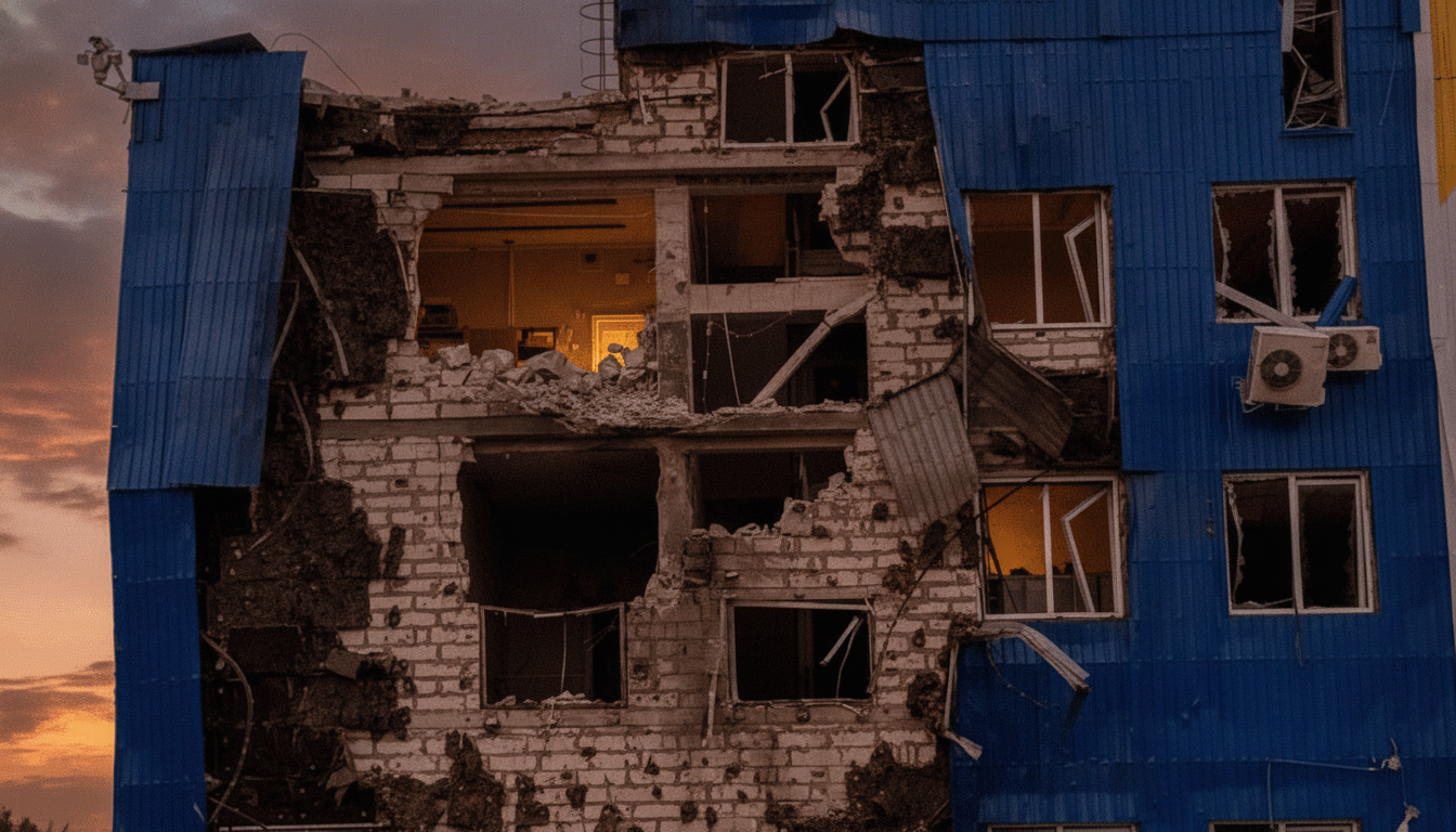 Ukraine’s Security Service Labels Russian Strike on Nuclear Fuel Storage Near Chernobyl a War Crime