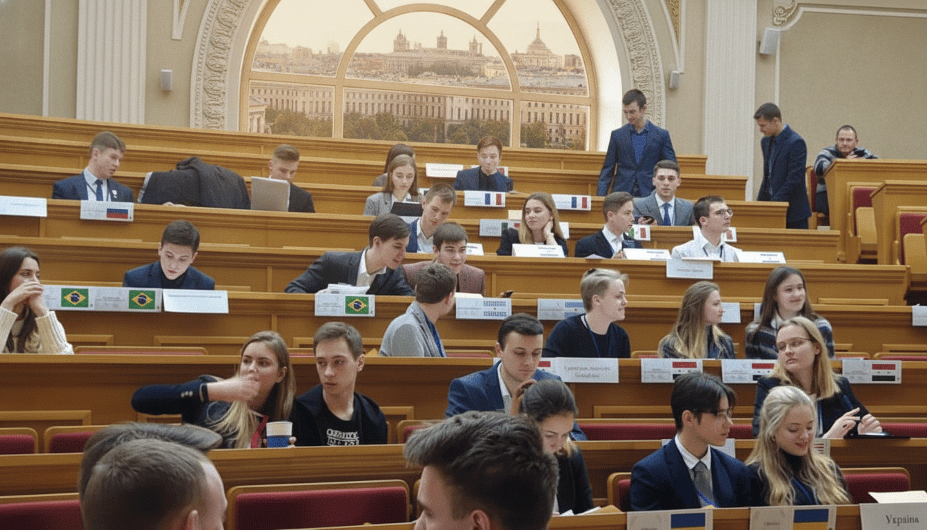 Студент на вступі до університету