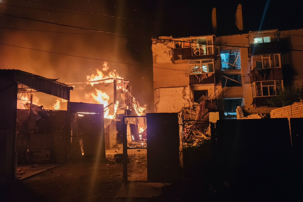 Deadly Drone Strikes Hit Kharkiv and Chuhuiv: Children Among the Casualties