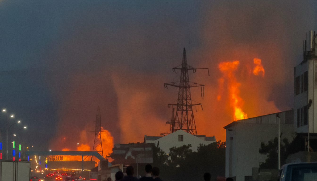 Schwere Explosionen auf Gasstation in Dagestan: Großbrand in Kisiljurt