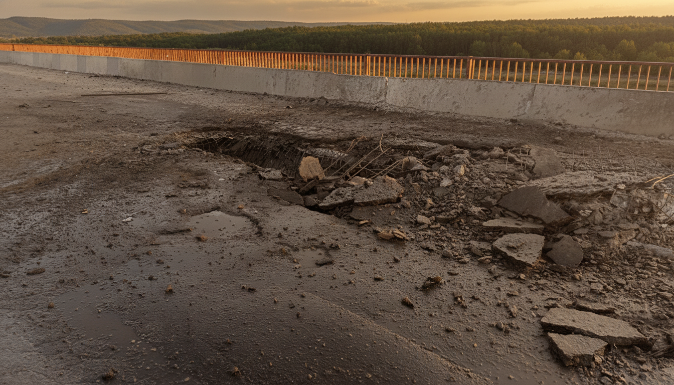 Erneuter Drohnenangriff: Ukraine attackiert Tschonhar-Brücke – Verkehr eingestellt