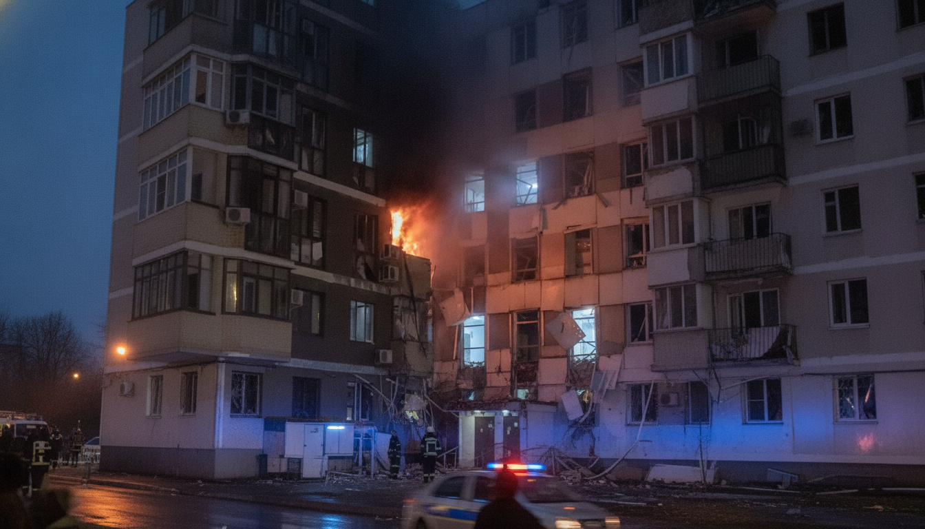 Пожежа на НПЗ після атаки дронів