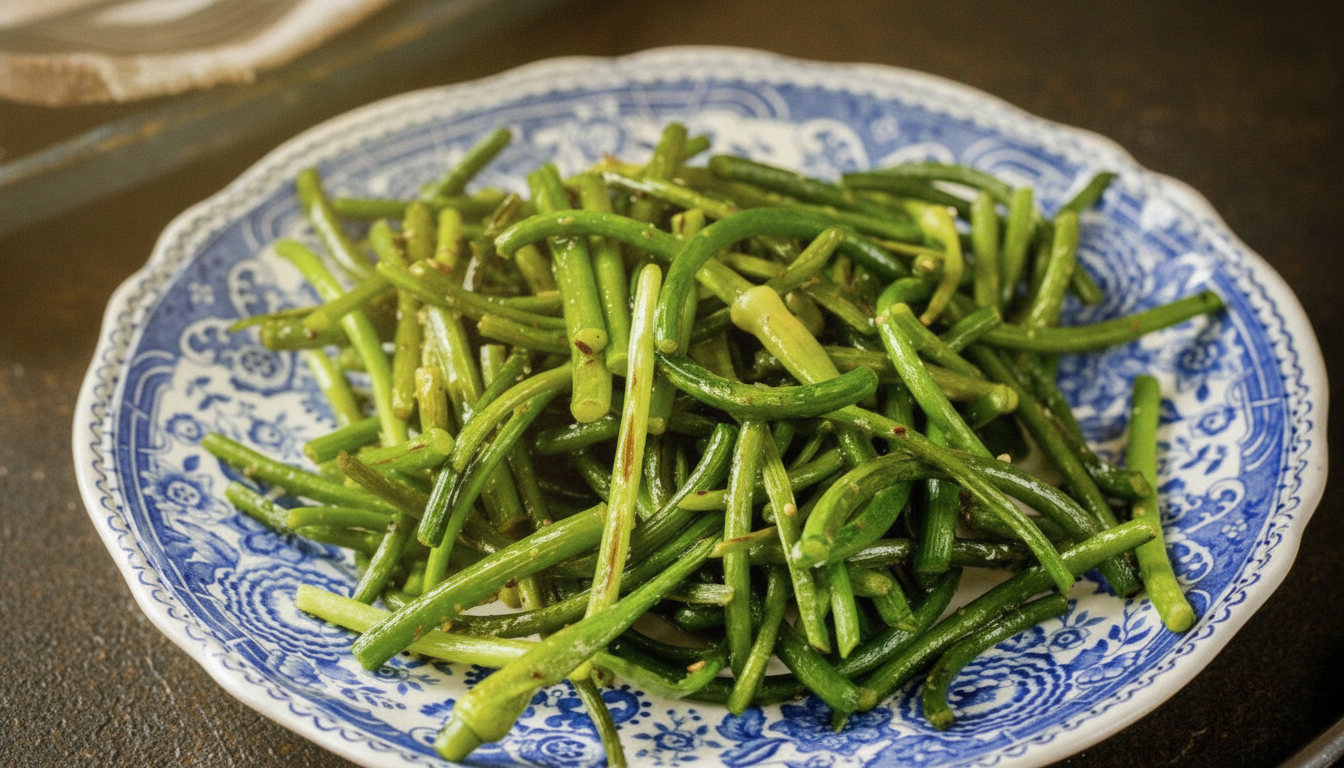 A Simple Way to Cook Garlic Scapes: Ukrainian Chef Yevhen Klopotenko Shares His Recipe