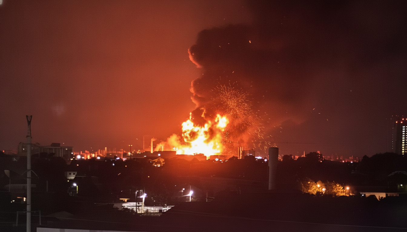 Three Russian Industrial Sites Hit: Ukraine Targets Major Oil Refinery and Synthetic Rubber Plant