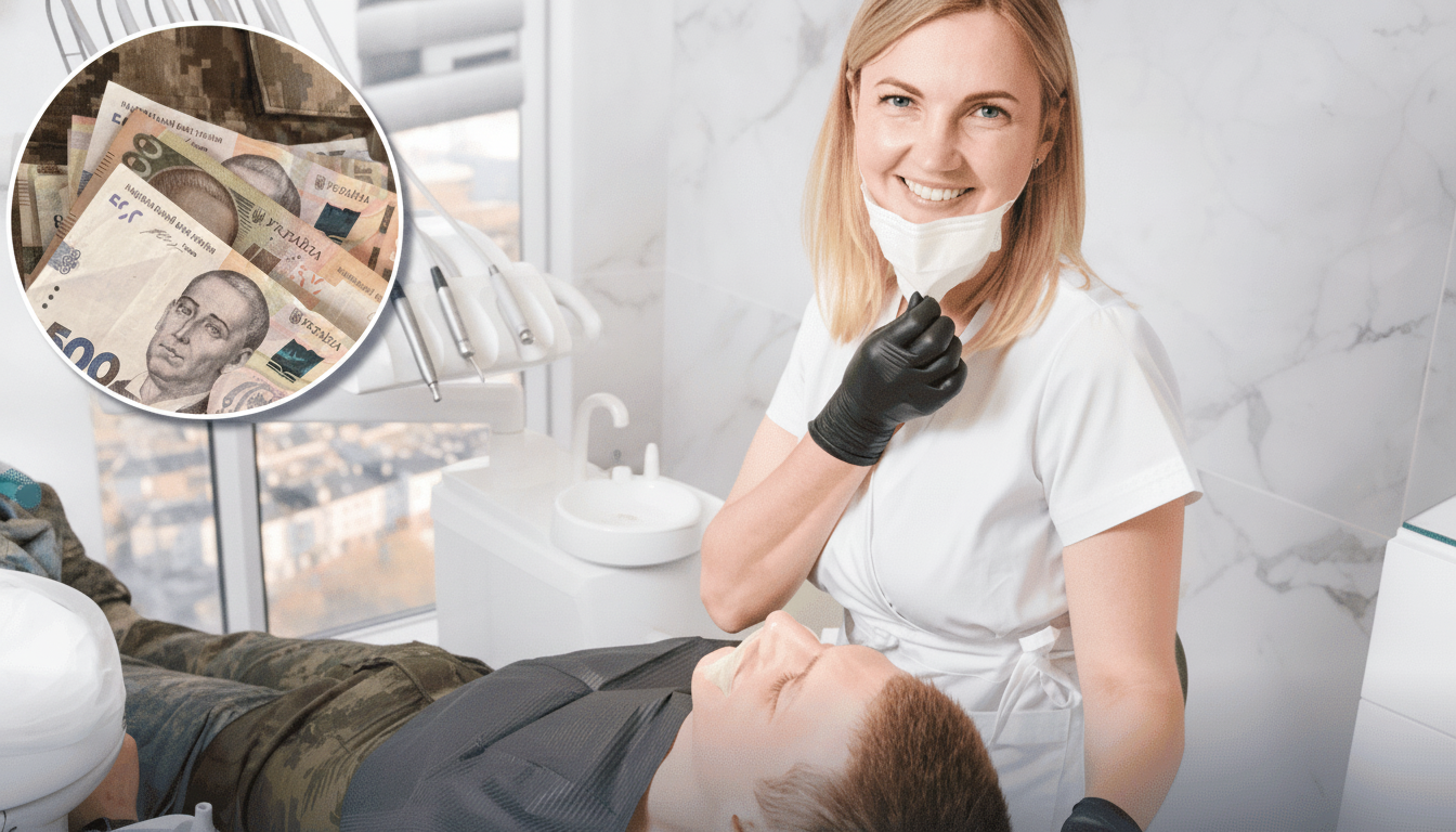 Higher Annual Caps for Free Dental Care Announced for Ukrainian Veterans and Combatants