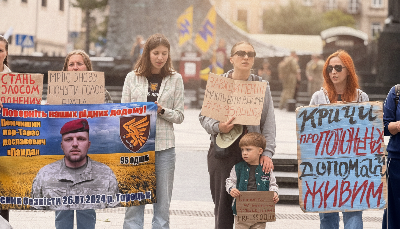 Акція рідних полонених у Львові