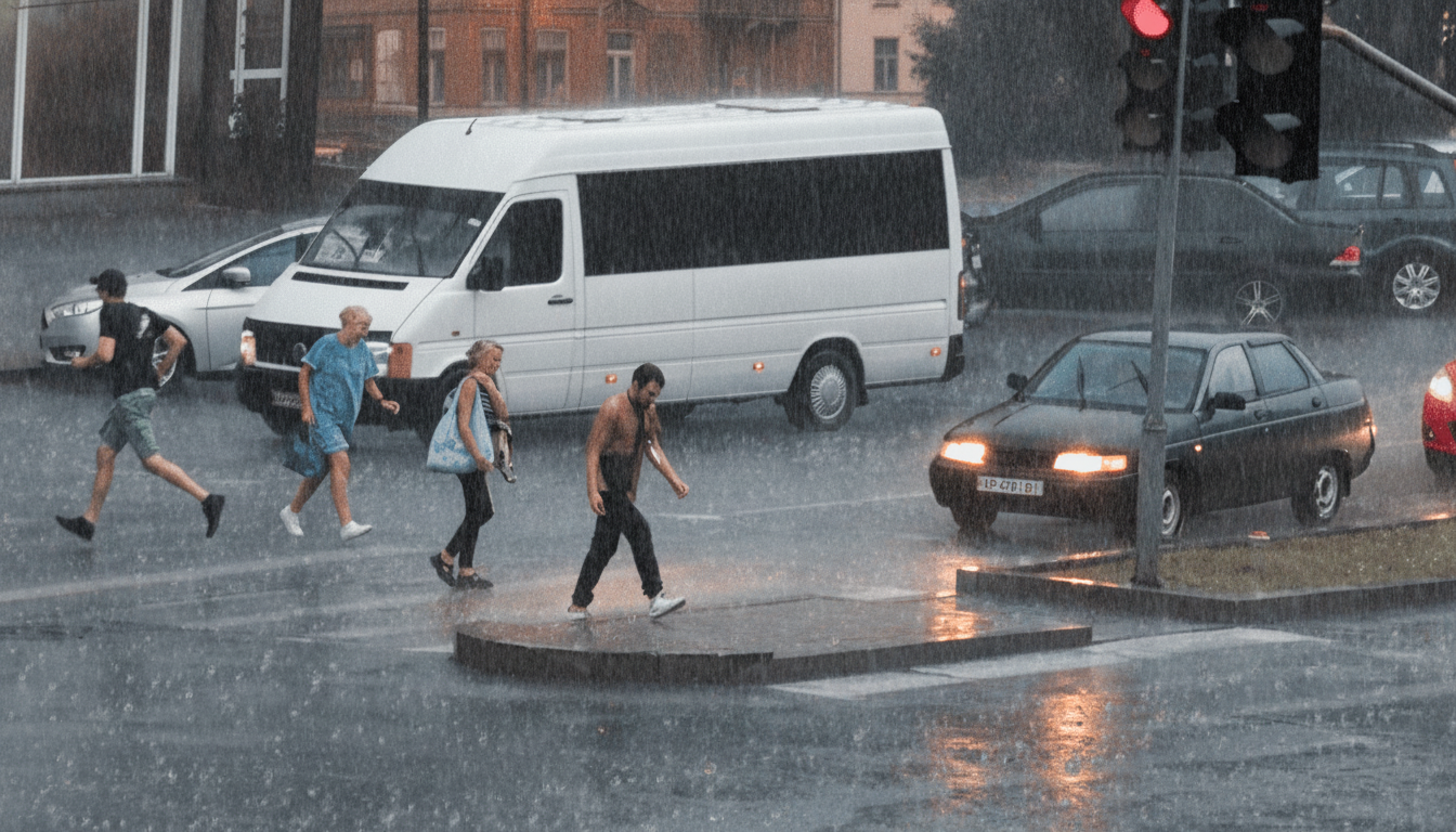 Прогноз дощів та грози
