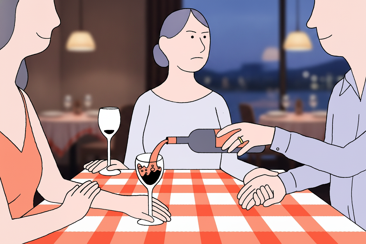 Wife denies husband relationship with coworker