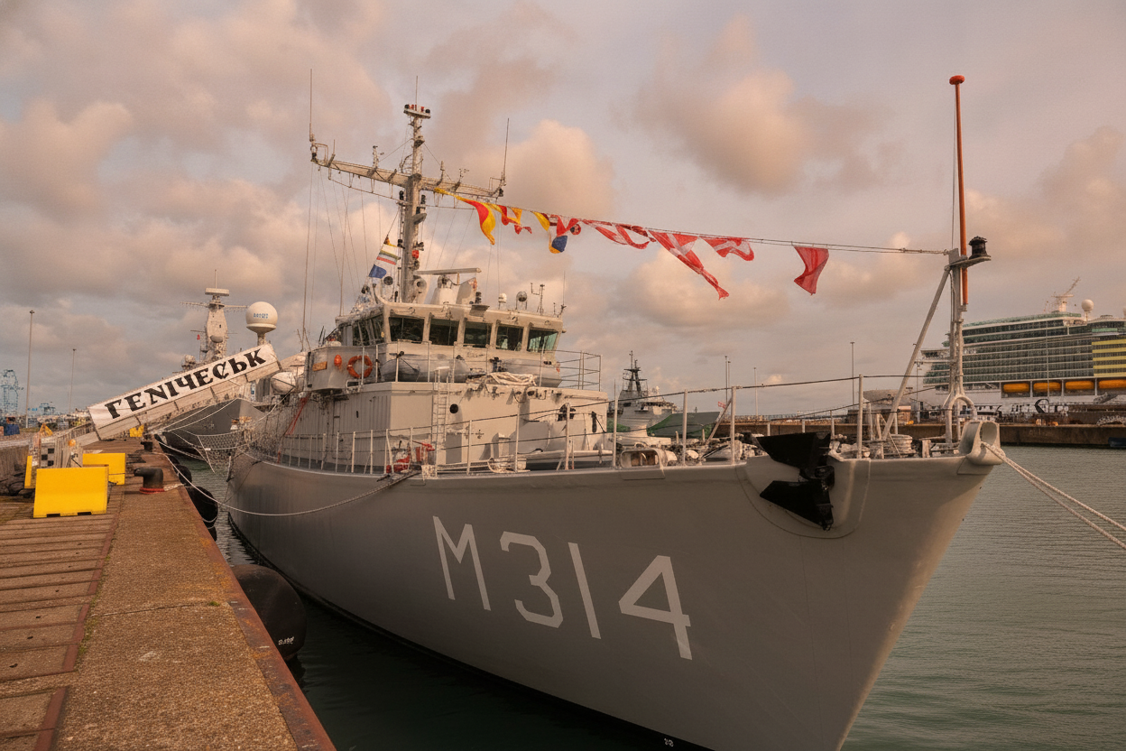 Minensuchboot Alkmaar: Neue Verstärkung für die ukrainische Marine