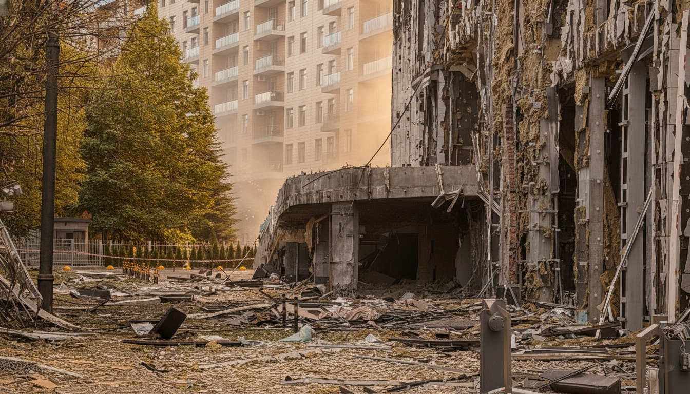 Блогерка після обстрілу Києва