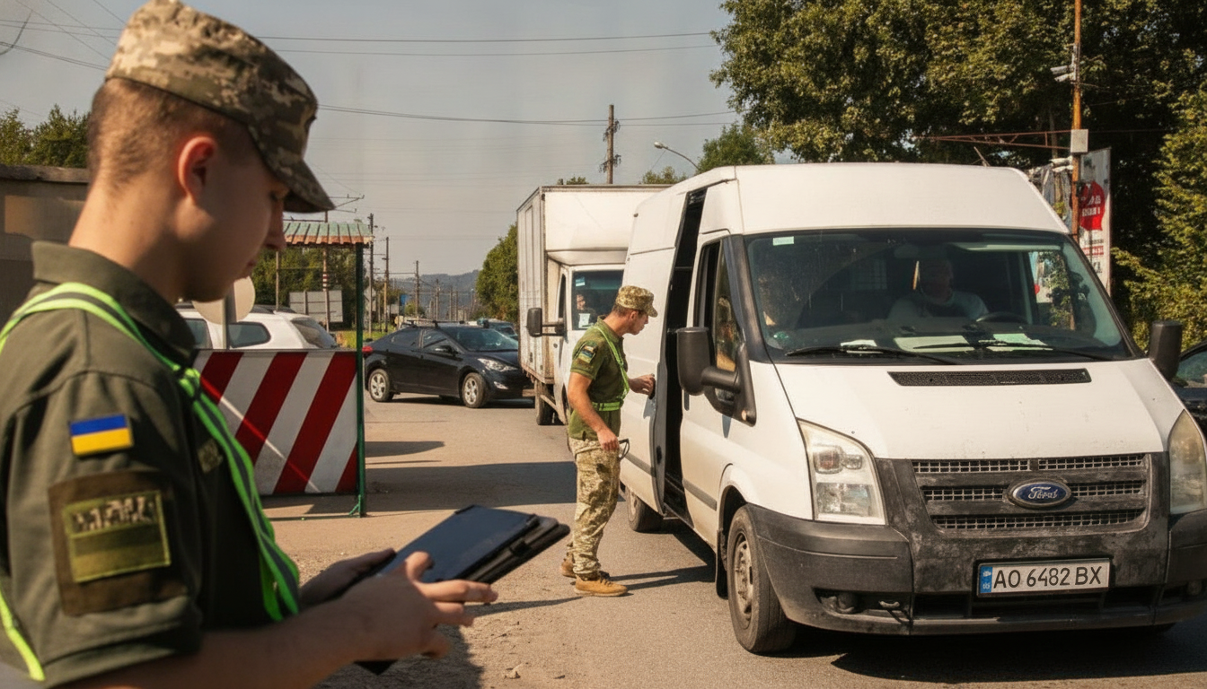 Очереди на границе Украины