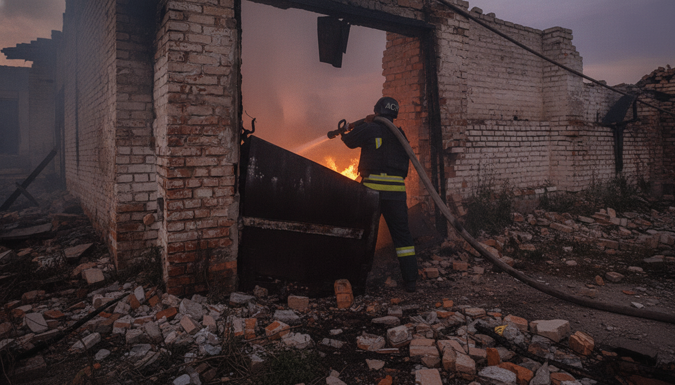 Атака дрона в Нікополі