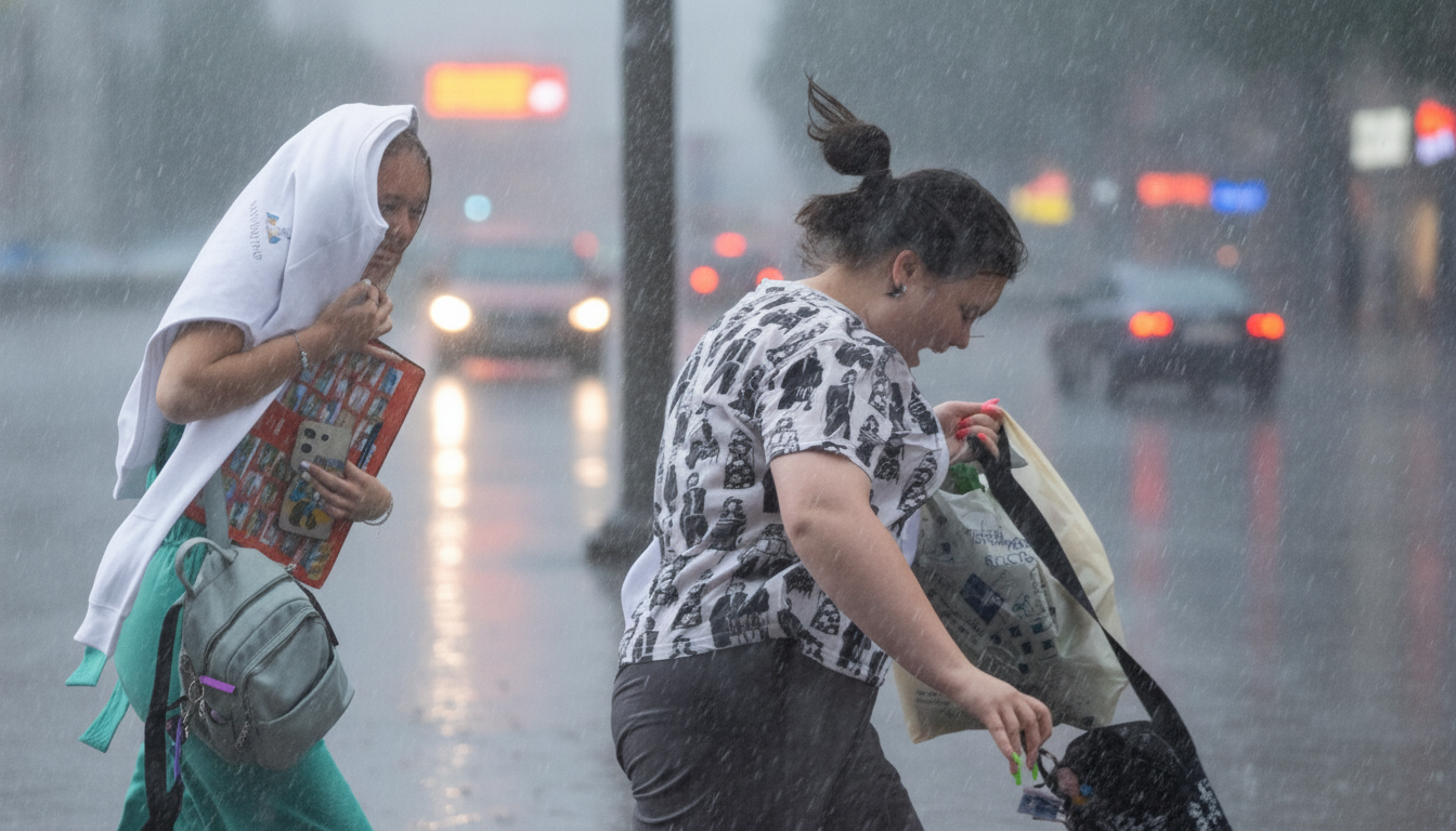 Wetterwechsel in der Ukraine: Sonne, Regen und Gewitter am 17. Juni