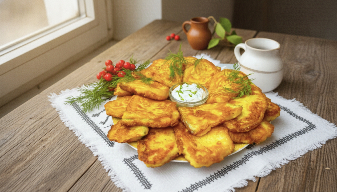 Смажені кабачки у клярі