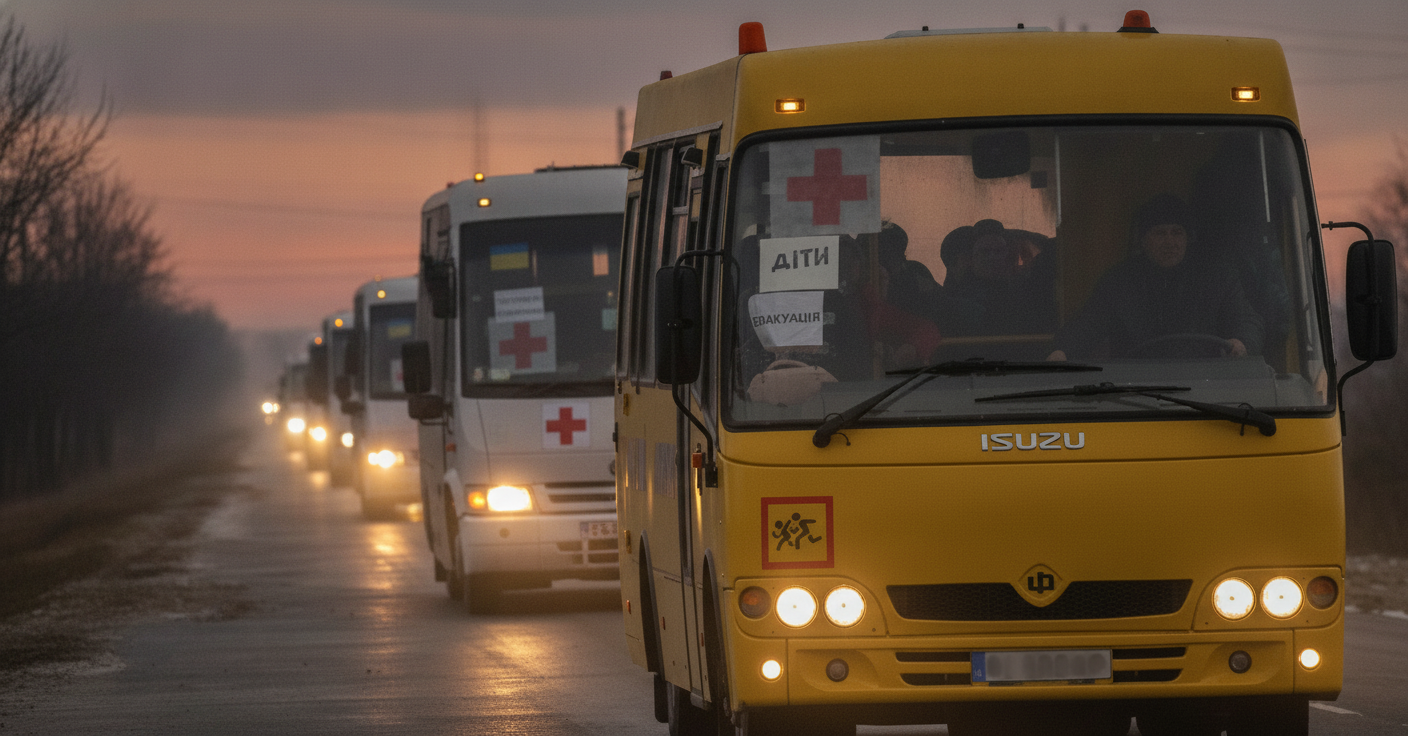 Евакуація дітей на Дніпропетровщині