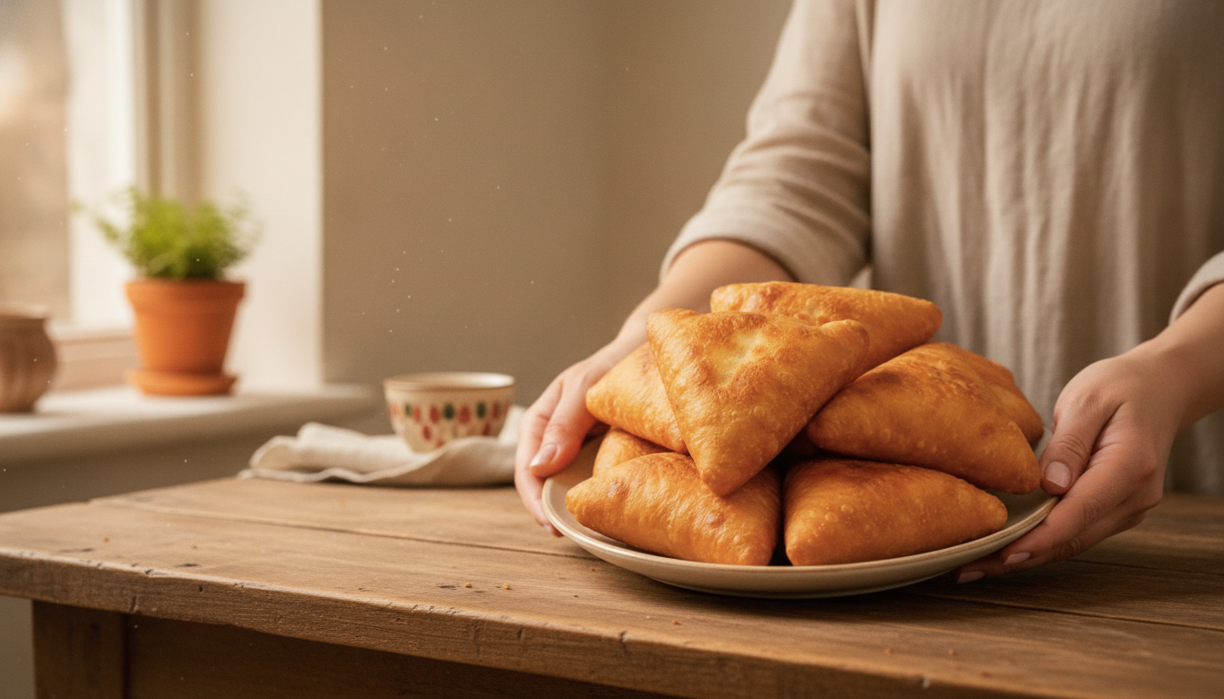 Perfect Egg and Scallion Pies: Water-Based Dough Ready in Just One Hour