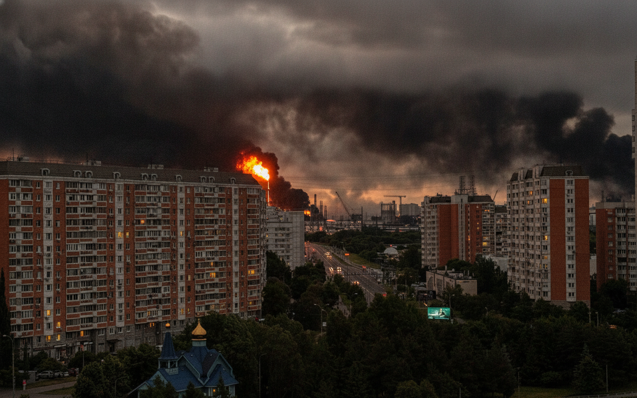 Атака дронів на Москву