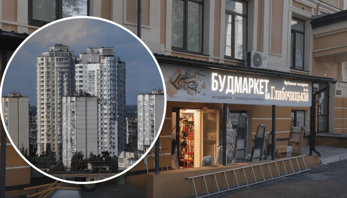 Квартира над магазином і кав'ярнею