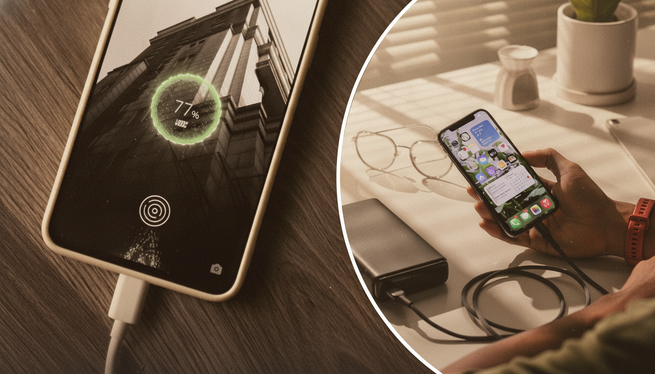 Smartphone charging order guide