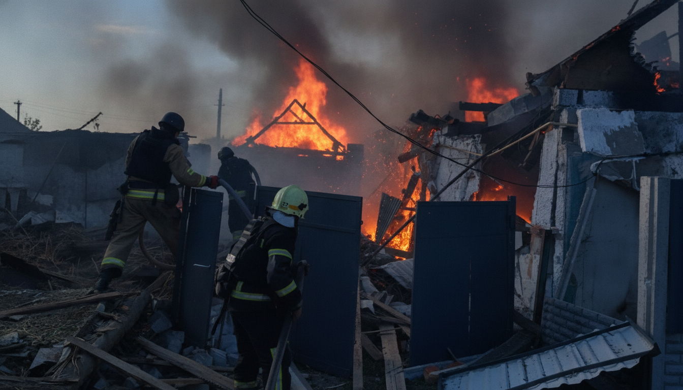 Russian Strike in Dnipropetrovsk Oblast Kills 8-Year-Old Girl Amid Broader Assaults