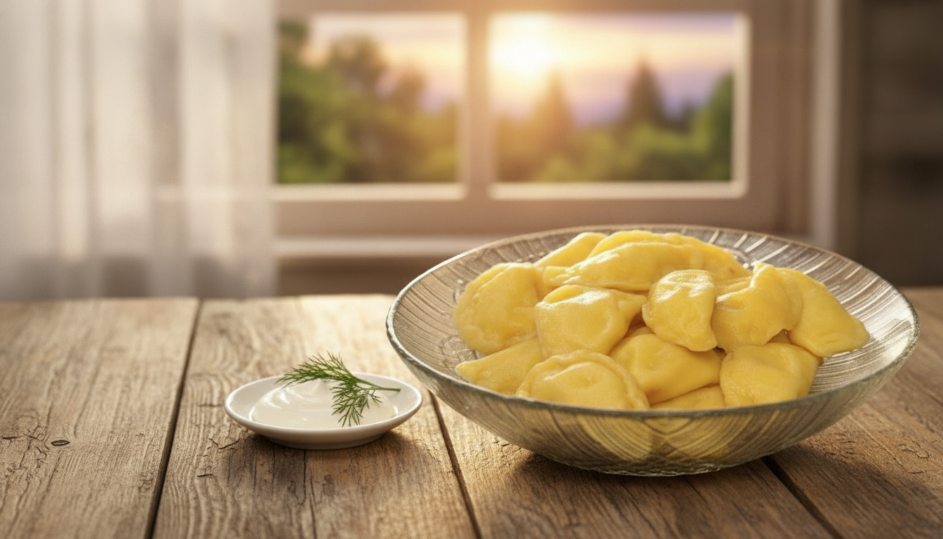 Kefir dumplings with dough