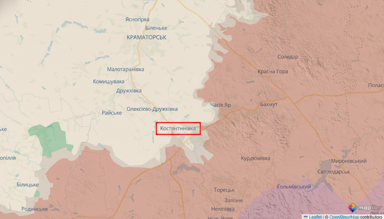 Російські військові в Константинівці