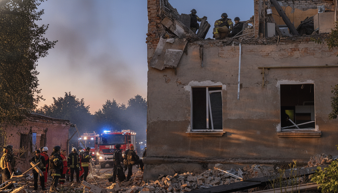 Angriff auf Charkiw am 20. Juni: Neun Verletzte und eine Leiche unter den Trümmern