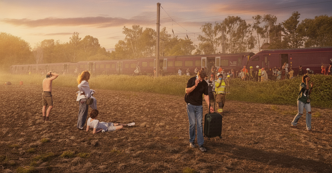 Train collision: 89 people injured