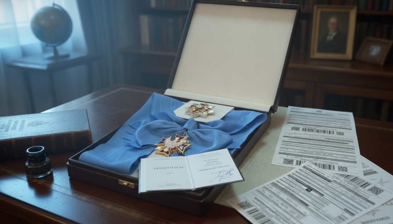 Зеленський отримує орден Білого Орла