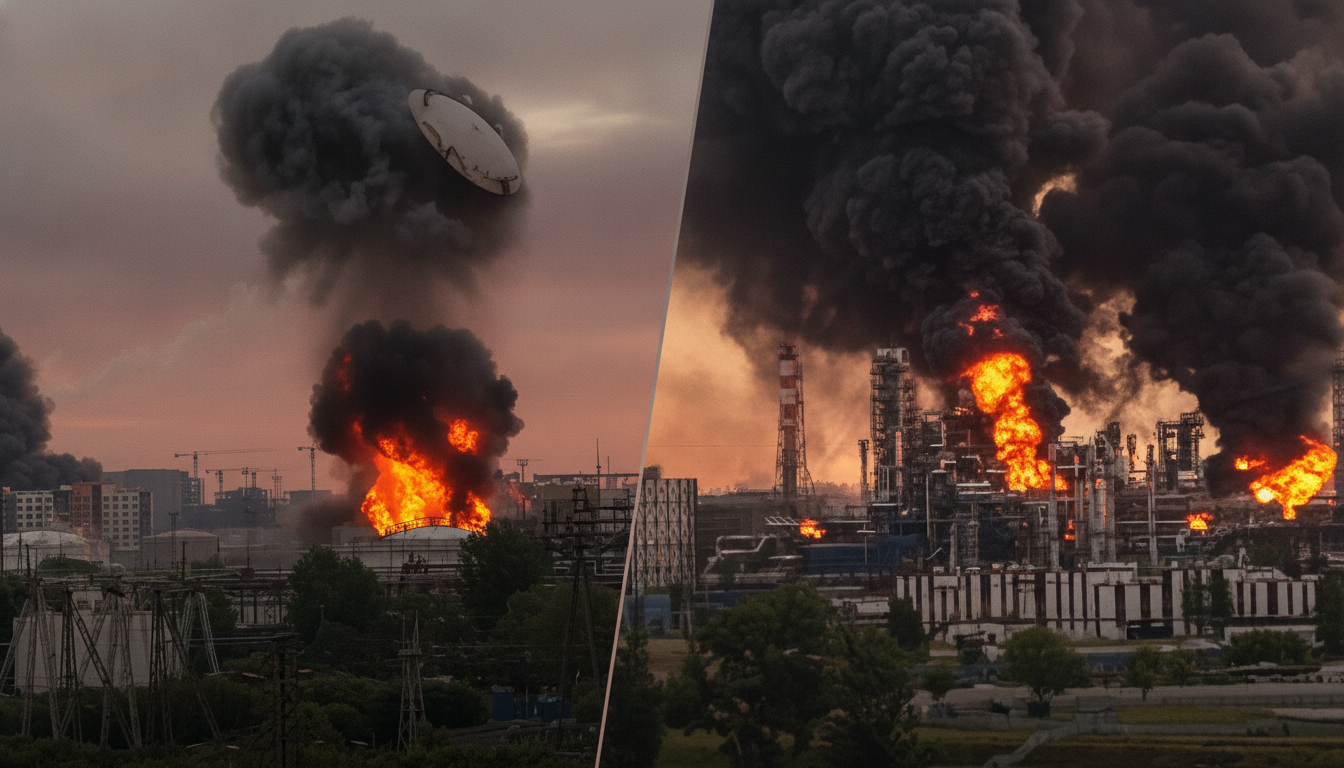 Massive Drohnenattacke auf Moskauer Raffinerie: 200 unbemannte Systeme im Einsatz – die Folgen im Überblick