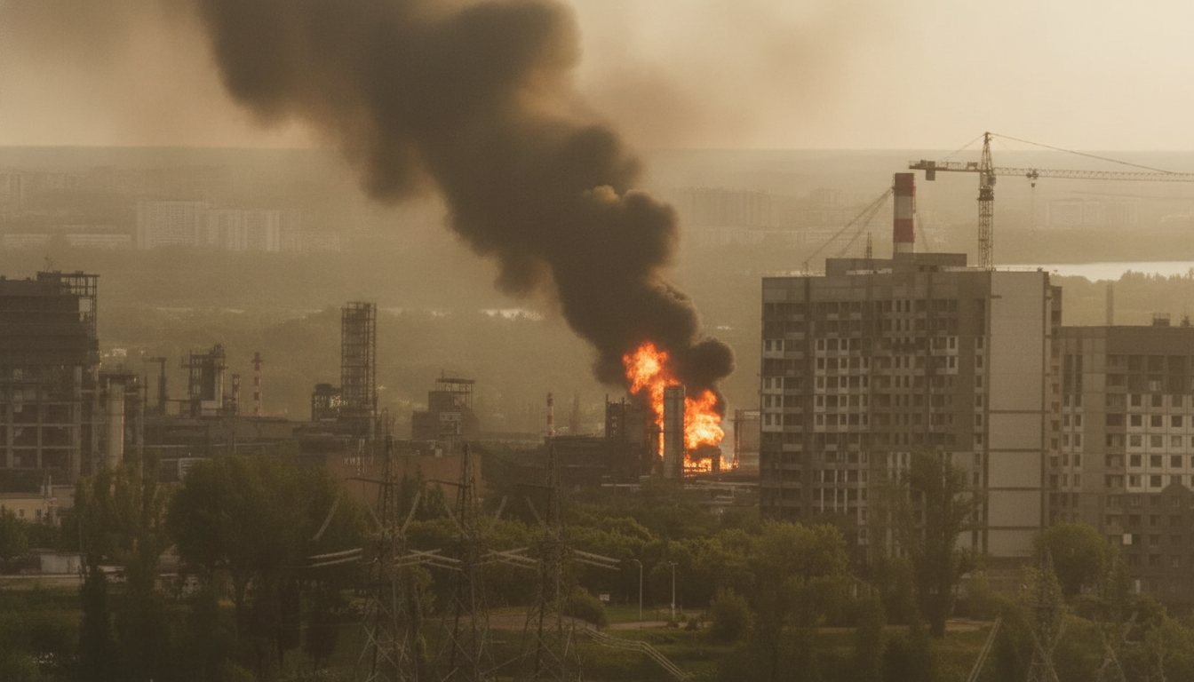 Атака дронів на російський НПЗ