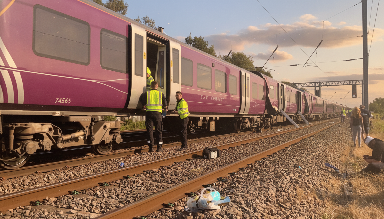 Train Crash Near Bedford: One Dead and Nearly 90 Injured in UK Rail Disaster