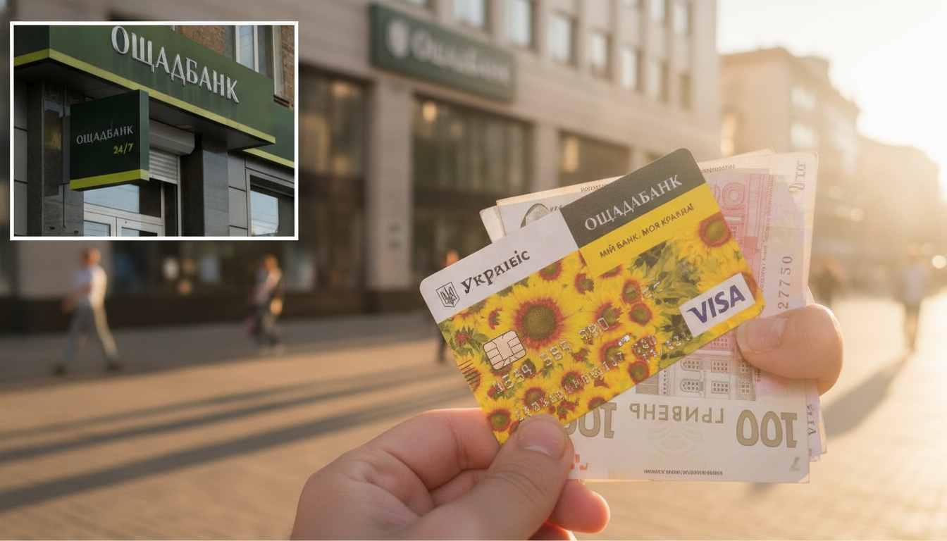 Ощадбанк зміна PIN-коду плата