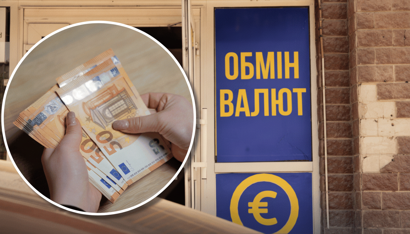 Курс євро впав в Україні