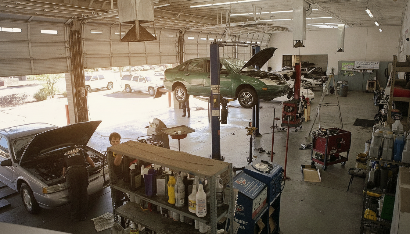 Damaged cars with mileage fraud