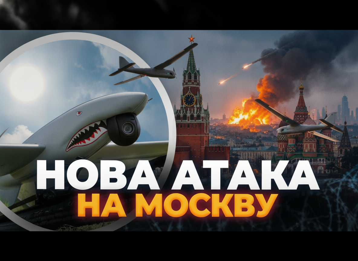 Атака дронів на Москву