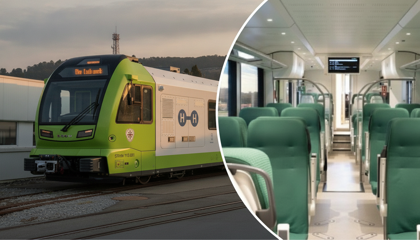 Stadler hydrogen narrow-gauge train unveiled